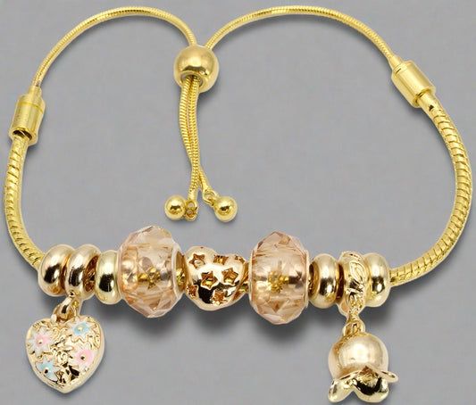 Golden Heart Bracelet