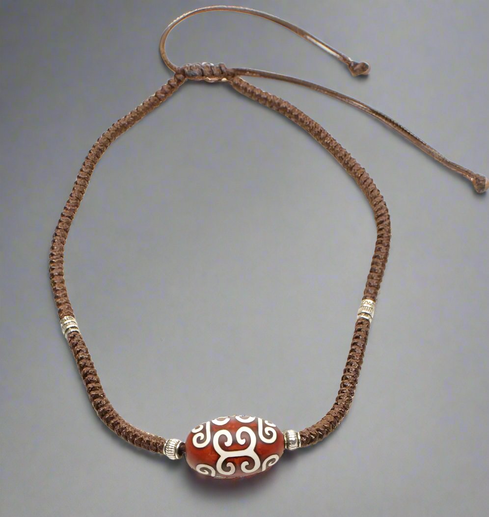 DZI Crystal Necklace