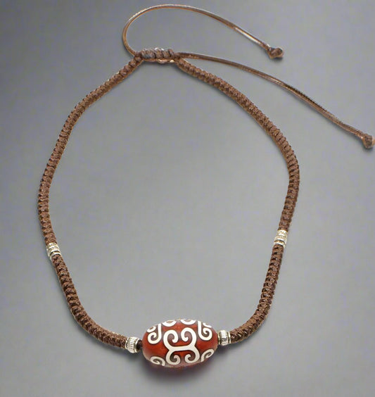 DZI Crystal Necklace