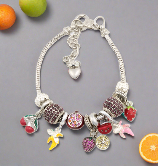 Fruity Charm Bracelet