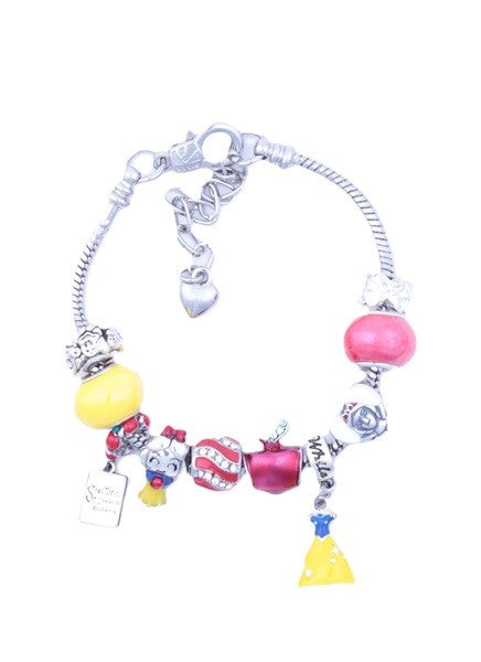 Snow White and the Seven Dwarfs Italian link charm bracelet store