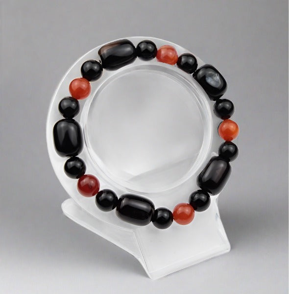 Obsidian Carnelian Crystal