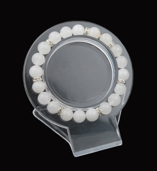 White Jade Crystal Beads