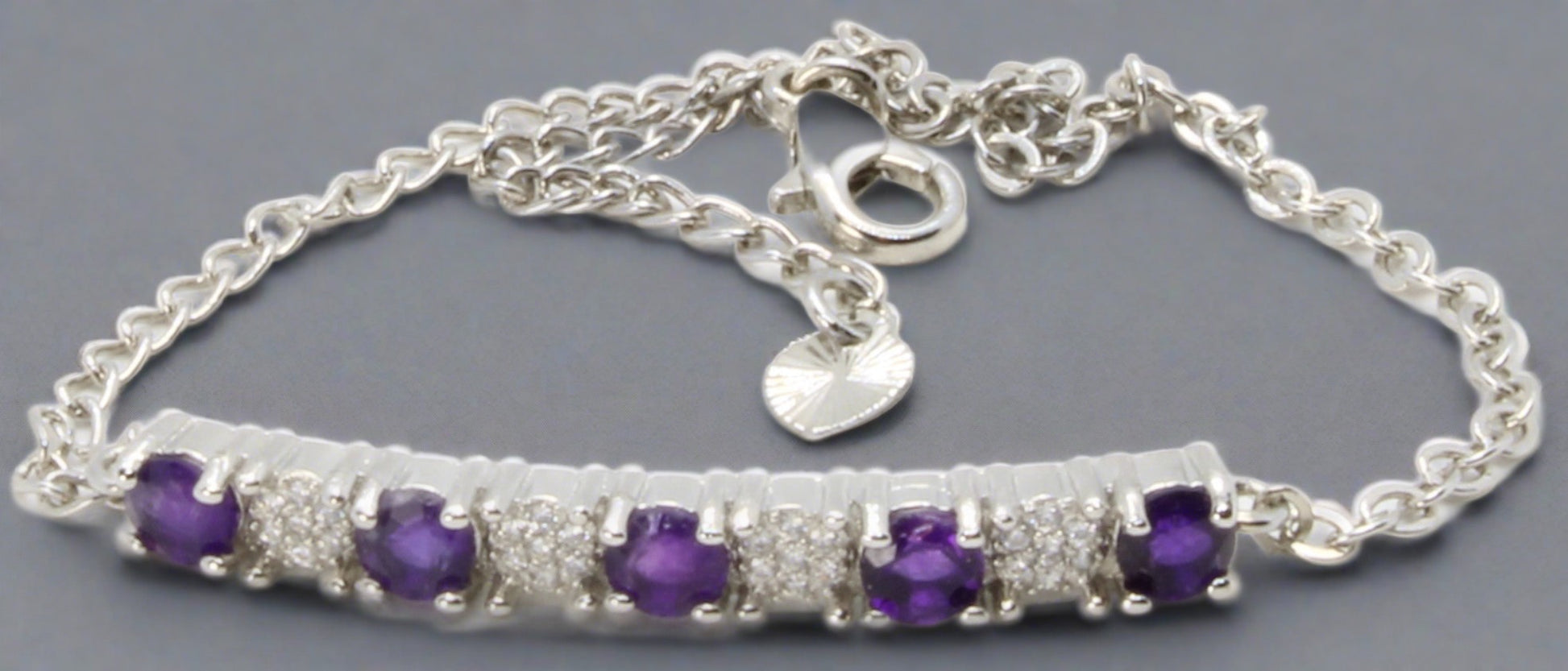 Amethyst Crystal Bracelet