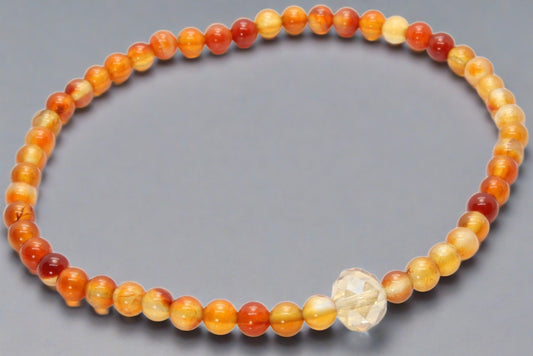 Carnelian Ankle Bracelet