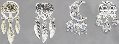 Sterling Silver Dream Catcher Charms