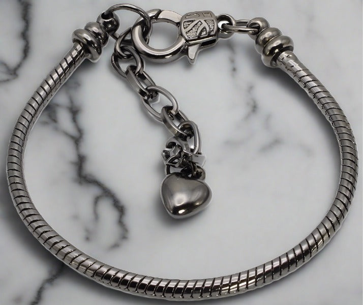 Gun Metal Snake Chain