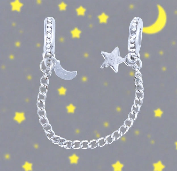 Moon and Star Chain