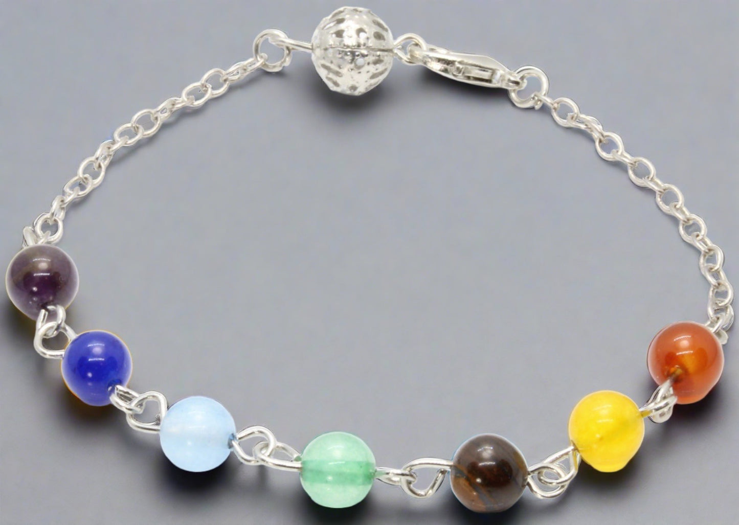 Multi Crystal Bead Bracelet