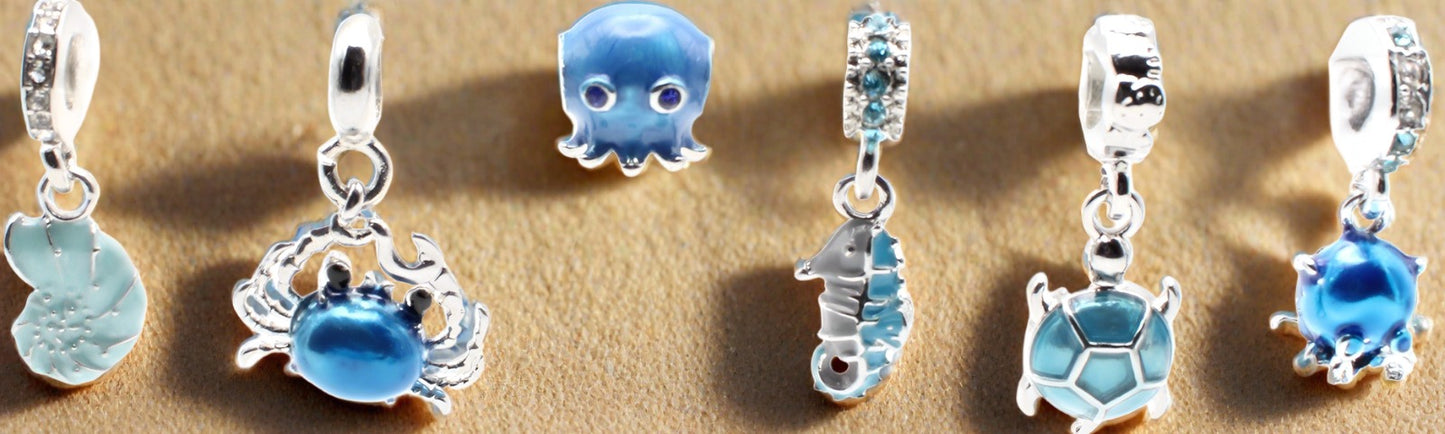 Sea Creature Charms