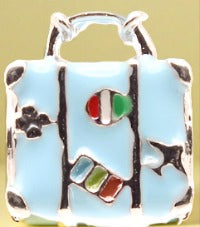 Sky Blue Luggage Charm