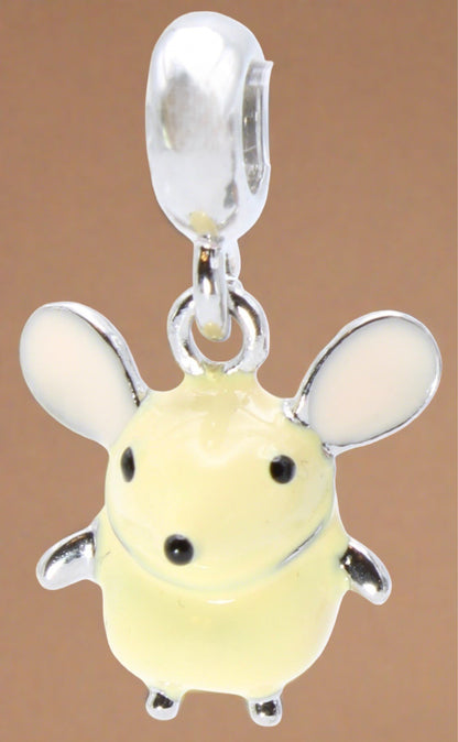 Yellow Mouse & Gray Mouse Charm