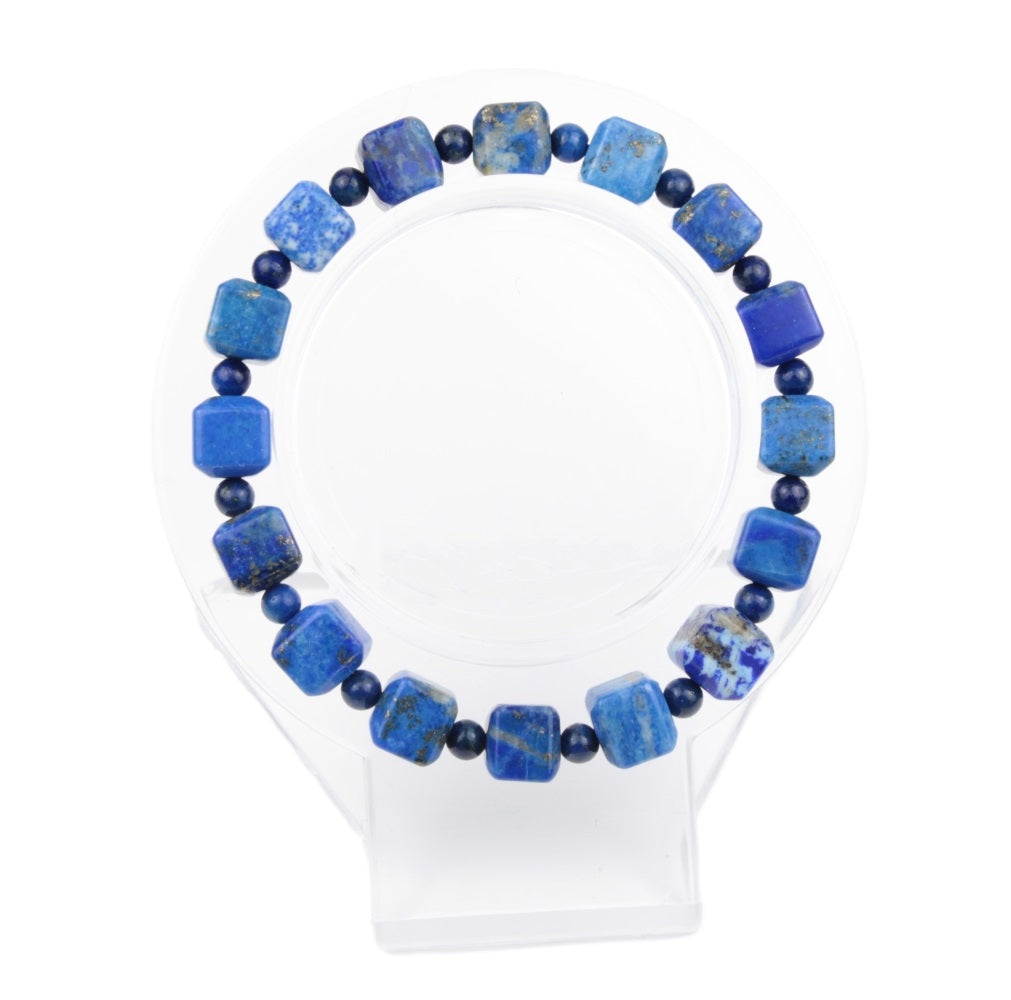 Lapis Luzuli Cube bracelet