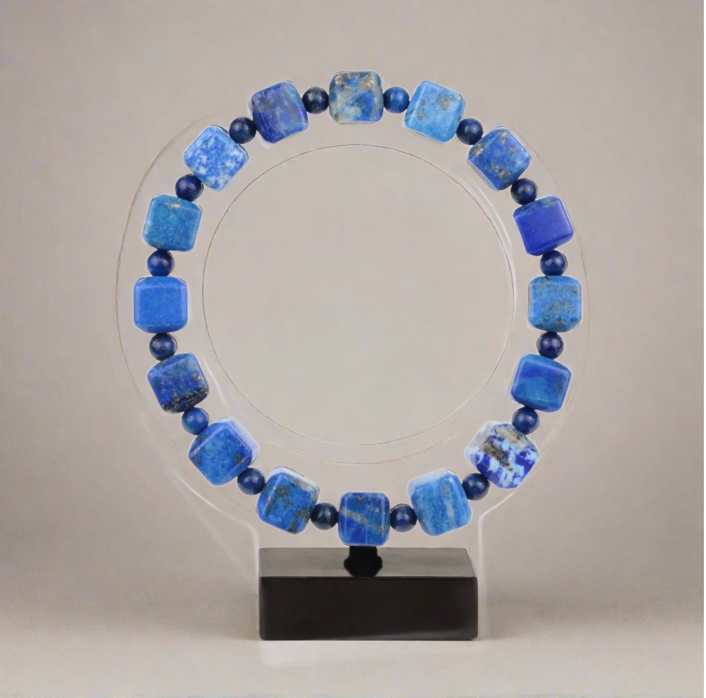 Lapis Luzuli Cube bracelet