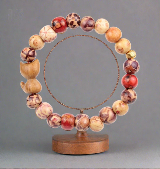 Sandalwood Bead Bracelet