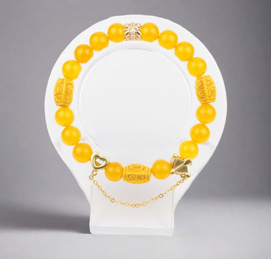 Yellow Chalcedony Bracelet